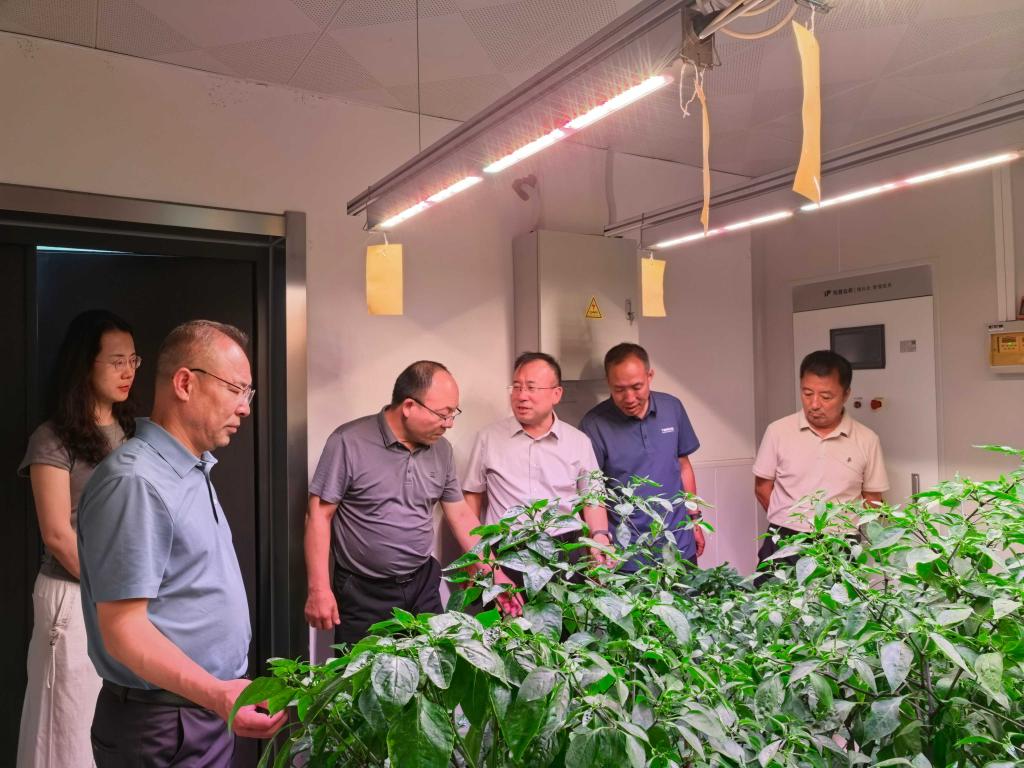 新疆农垦科学院棉花研究所（植物保护研究所）谢宗铭所长一行来我院调研